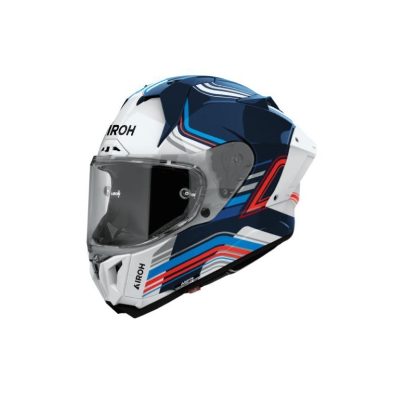 Casco Integrale Airoh GP 800 HURRICANE Bianco Blu