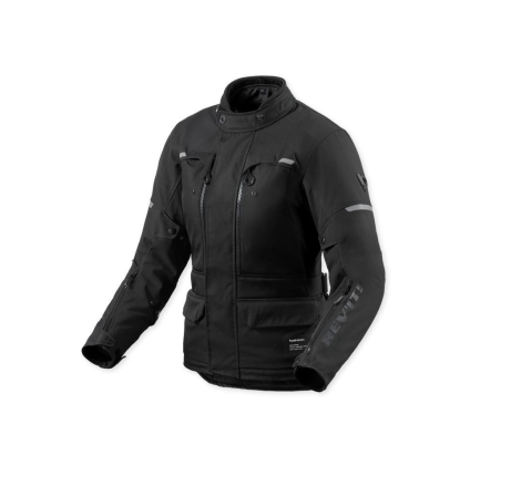 Giacca moto in tessuto Rev'it OUTBACK 5 H2O Donna 3 Strati Nero