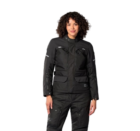Giacca moto in tessuto Rev'it OUTBACK 5 H2O Donna 3 Strati Nero