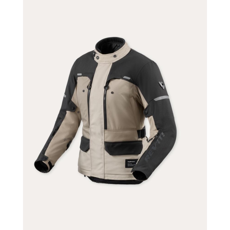 Giacca moto in tessuto Rev'it OUTBACK 5 H2O Donna 3 Strati Sabbia Nero