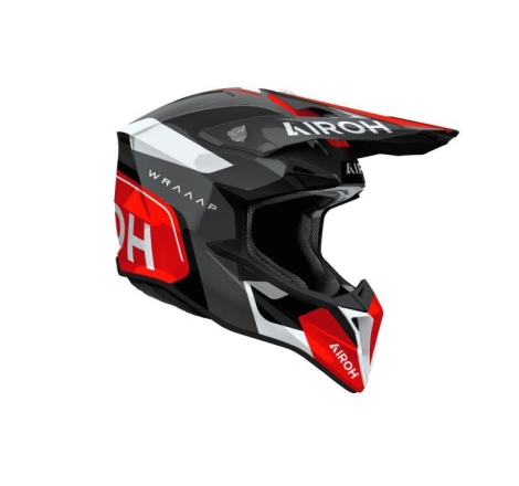 Casco Cross Airoh WRAAAP CONQUER Rosso