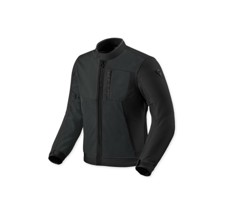 Giubbino moto in Tessuto traforato Estivo Rev'it HIGHCREST H2O Donna Nero