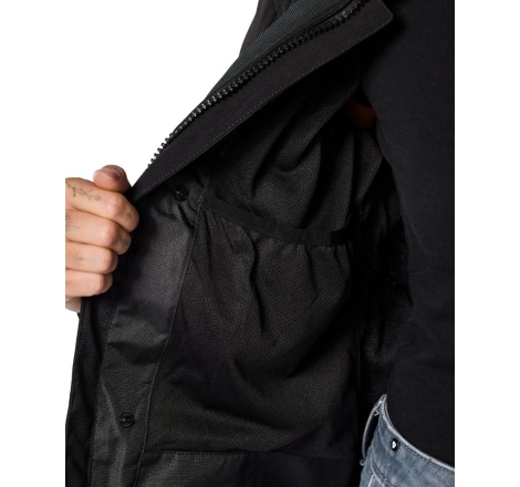 Giubbino moto in Tessuto traforato Estivo Rev'it HIGHCREST H2O Donna Nero