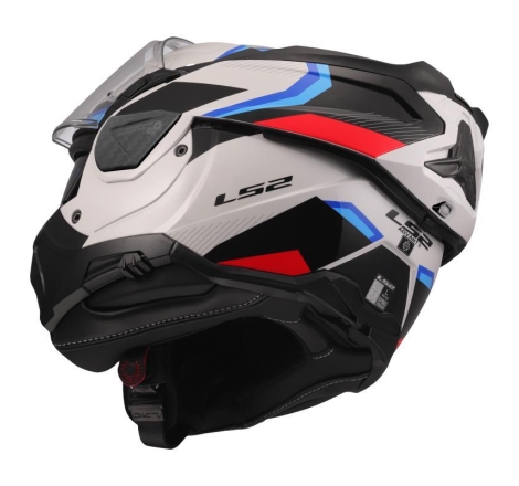 Casco Modulare FF906 Ls2 Advant II Triple Bianco Blu Rosso