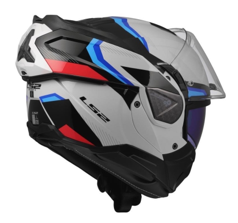 Casco Modulare FF906 Ls2 Advant II Triple Bianco Blu Rosso