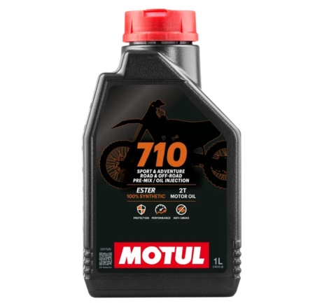 Olio Miscela 2T Motul 710 100% Sintetico