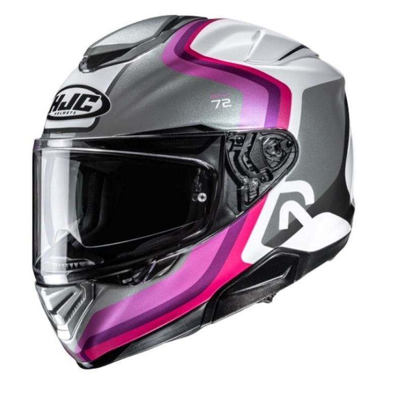 Casco Integrale Hjc RPHA 72 ERNEM Grigio Rosa Bianco