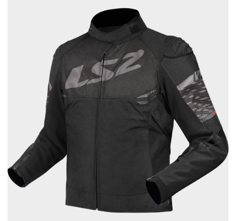 Giubbino Tessuto Ls2 APEX Donna Impermeabile Nero Grigio Scuro