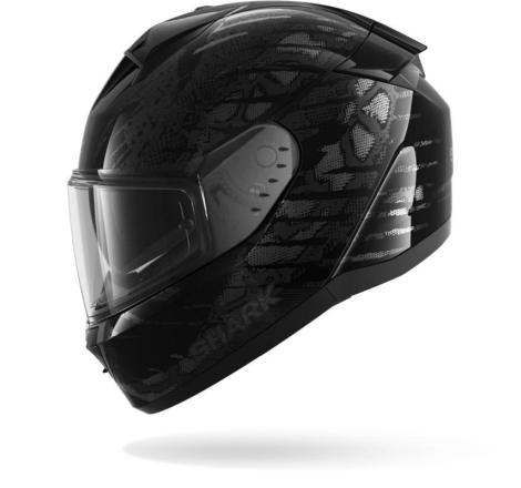 Casco integrale Shark RIDILL 2 REPTAIA Nero Antracite Grigio