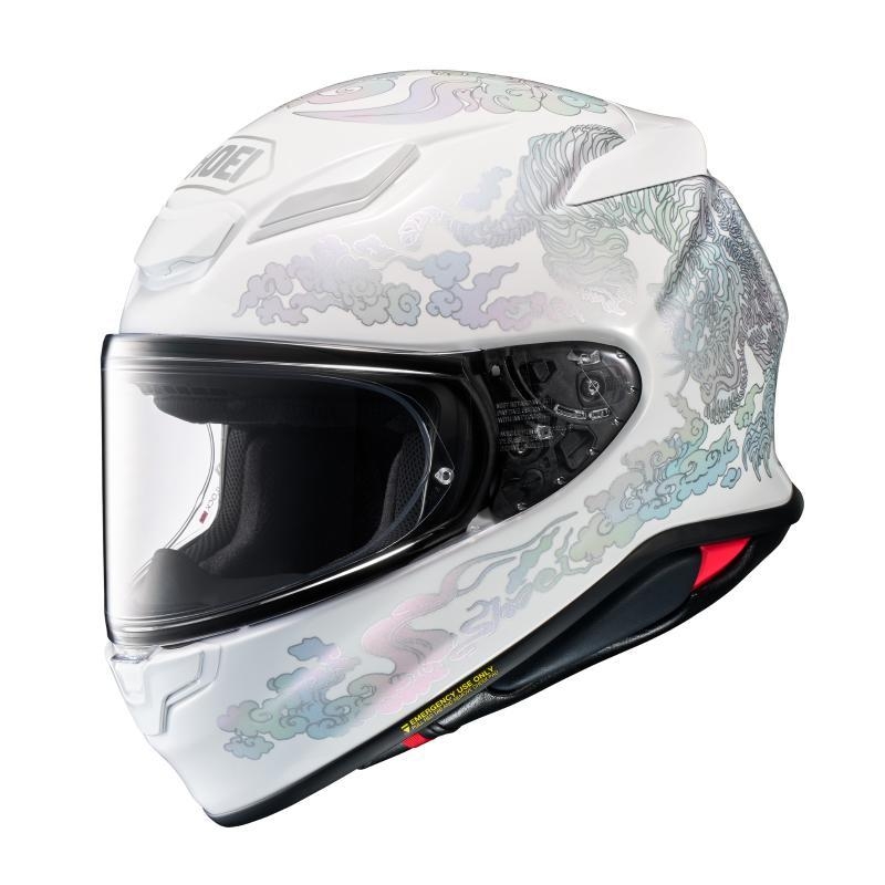 Casco Integrale Shoei NXR2 FEARLESS Bianco Grigio