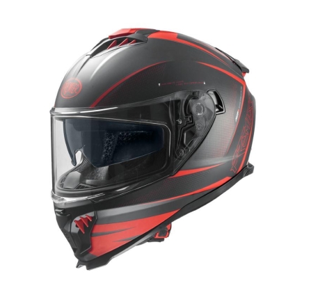 Casco Integrale Premier Typhoon FR92BM Nero Rosso Opaco
