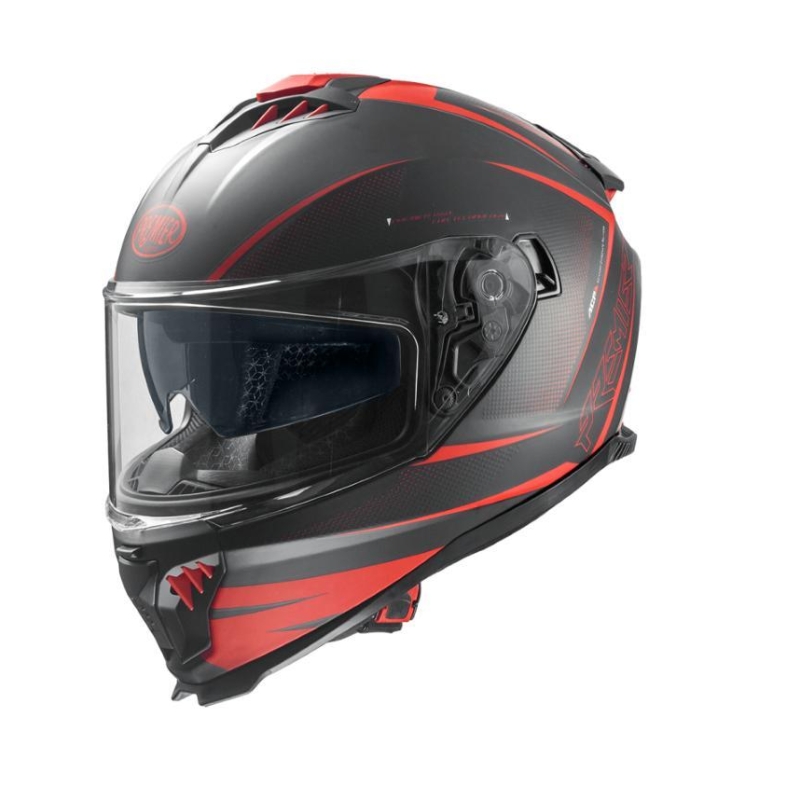 Casco Integrale Premier Typhoon FR92BM Nero Rosso Opaco