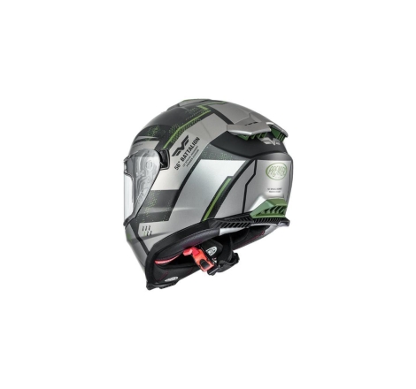 Casco Integrale Premier Typhoon BAMILYBM Grigio Verde Opaco