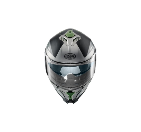 Casco Integrale Premier Typhoon BAMILYBM Grigio Verde Opaco