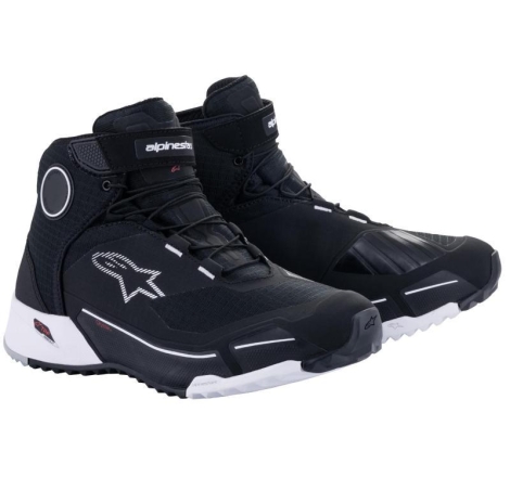 Scarpe Moto Alpinestars CR-X Drystar Nero Bianco