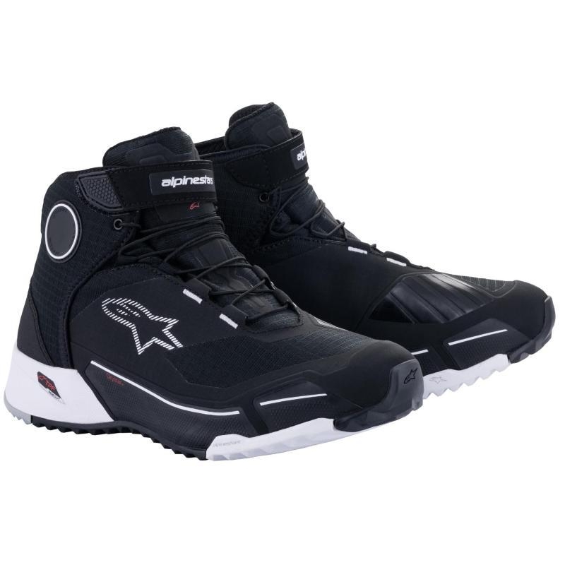 Scarpe Moto Alpinestars CR-X Drystar Nero Bianco