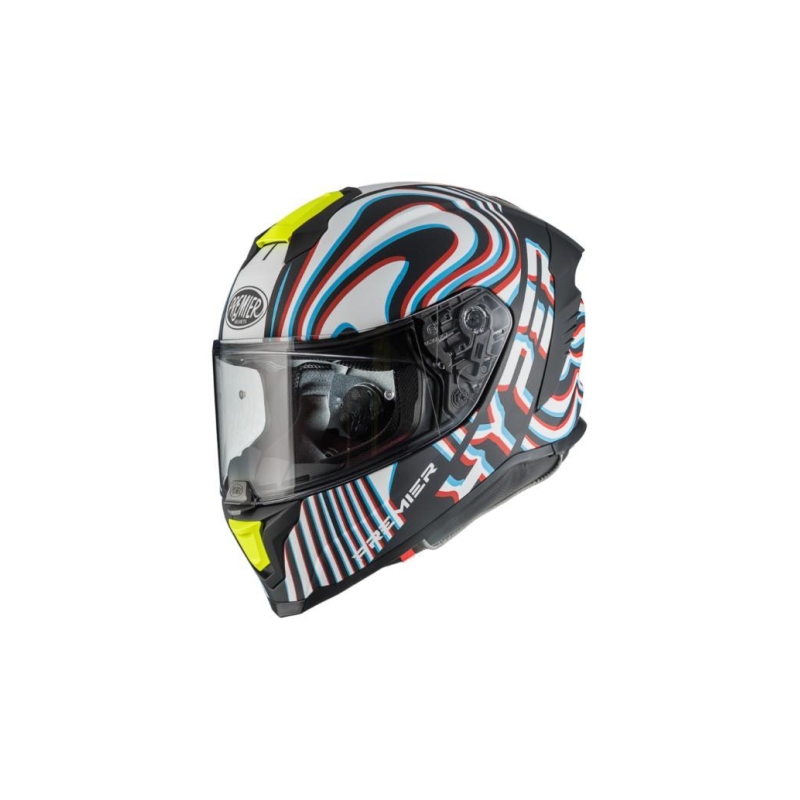 Casco integrale Premier Hyper PSY8BM Nero Rosso Opaco