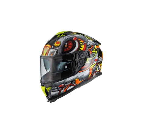 Casco Integrale Premier Typhoon LY12 Nero Grigio Opaco