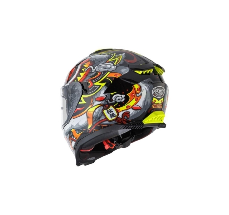 Casco Integrale Premier Typhoon LY12 Nero Grigio Opaco
