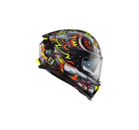 Casco Integrale Premier Typhoon LY12 Nero Grigio Opaco