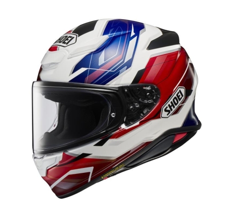Casco Integrale Shoei NXR2 Capriccio Rosso Bianco Blu Opaco