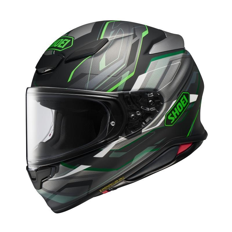 Casco Integrale Shoei NXR2 Capriccio Nero Verde Opaco