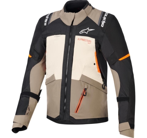 Giacca moto in tessuto Alpinestars Andes V4 Drystar Noce Nero