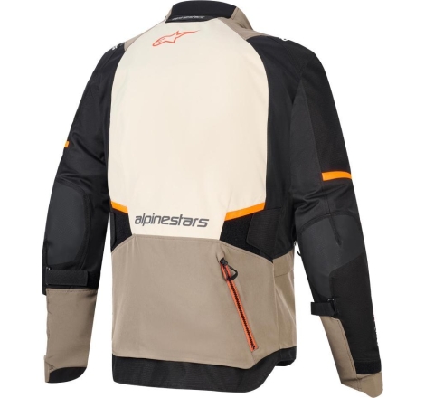 Giacca moto in tessuto Alpinestars Andes V4 Drystar Noce Nero