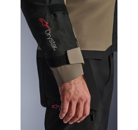 Giacca moto in tessuto Alpinestars Andes V4 Drystar Noce Nero