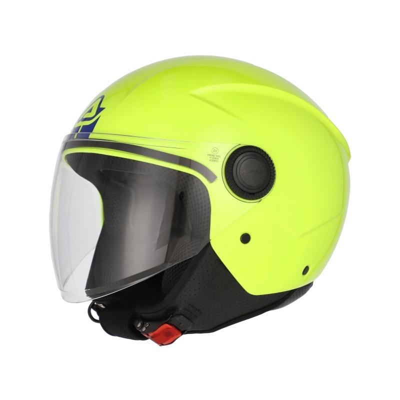 Casco Jet Acerbis Brezza Giallo Fluo