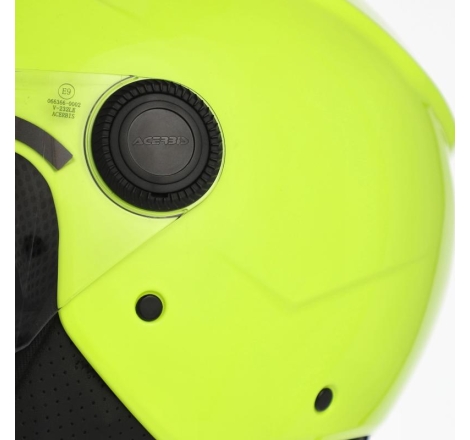 Casco Jet Acerbis Brezza Giallo Fluo
