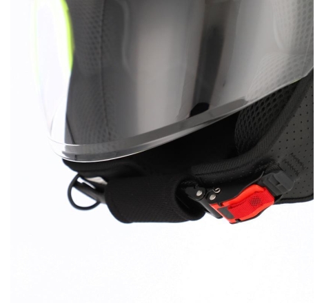 Casco Jet Acerbis Brezza Giallo Fluo