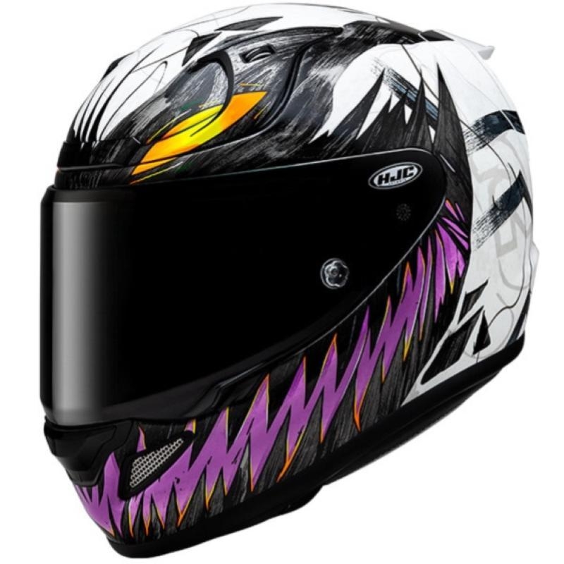 Casco Integrale HJC RPHA 12 ANTI VENOM 2 MARVEL Nero Bianco