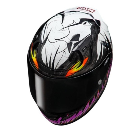 Casco Integrale HJC RPHA 12 ANTI VENOM 2 MARVEL Nero Bianco