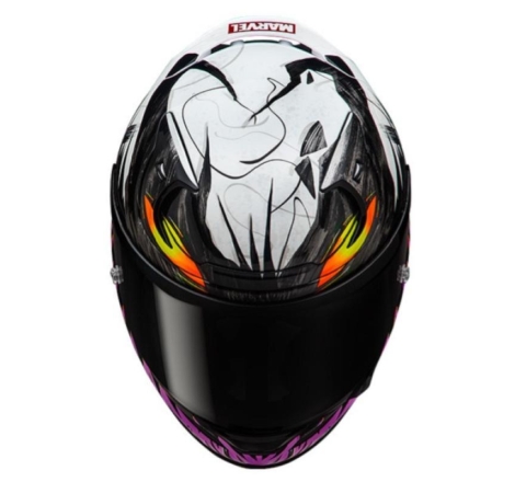 Casco Integrale HJC RPHA 12 ANTI VENOM 2 MARVEL Nero Bianco