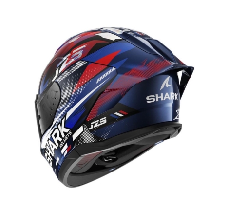 Casco Integrale Shark SKWAL CUP Replica Zarco Gp De France Blu Cromo Rosso