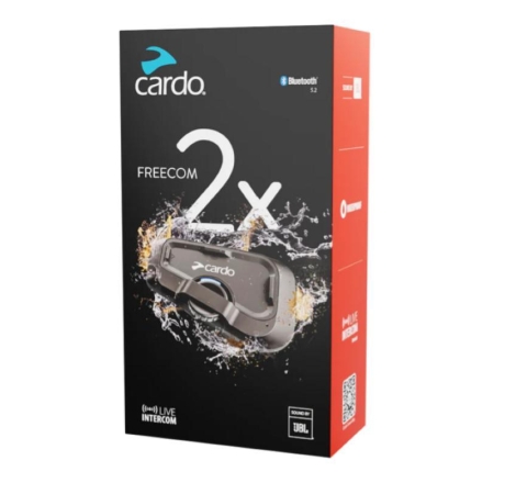Interfoni Bluetooth Cardo FREECOM 2X per Due Caschi