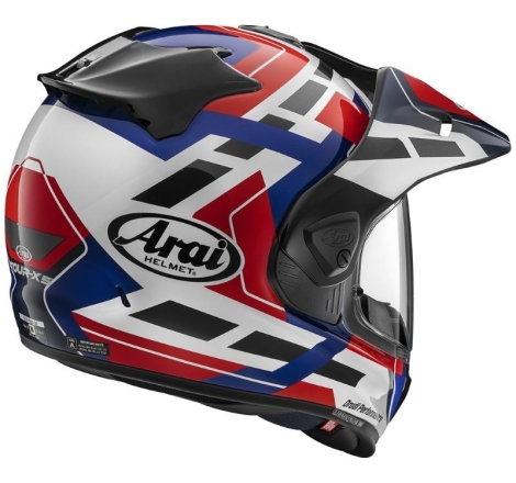 Casco Enduro Stradale Tour-X 5 Match Multi Bianco Rosso Blu