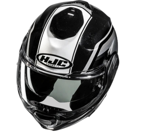 Casco Modulare Hjc F100 REFF Nero Bianco