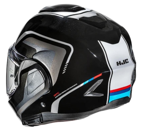 Casco Modulare Hjc F100 REFF Nero Bianco