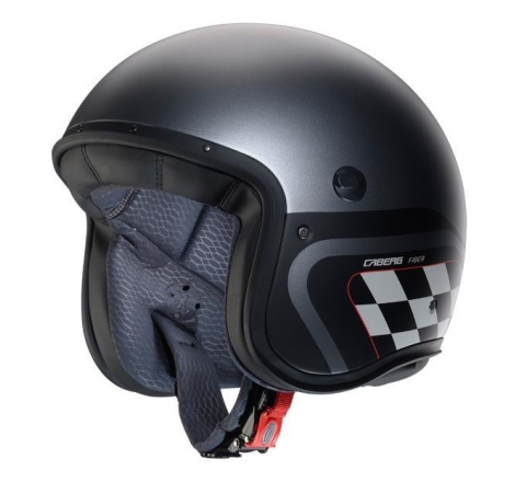 Casco Jet Caberg Freeride X Daytona Grigio Nero Bianco