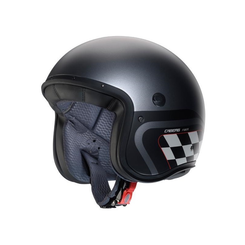 Casco Jet Caberg Freeride X Daytona Grigio Nero Bianco