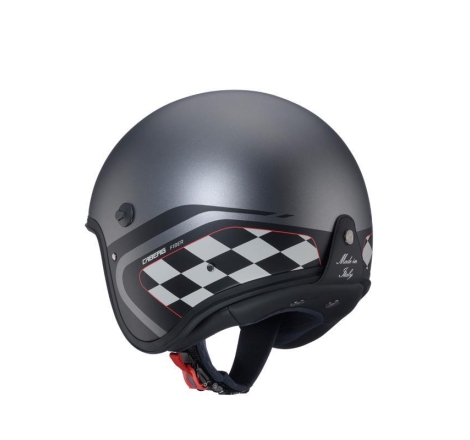 Casco Jet Caberg Freeride X Daytona Grigio Nero Bianco