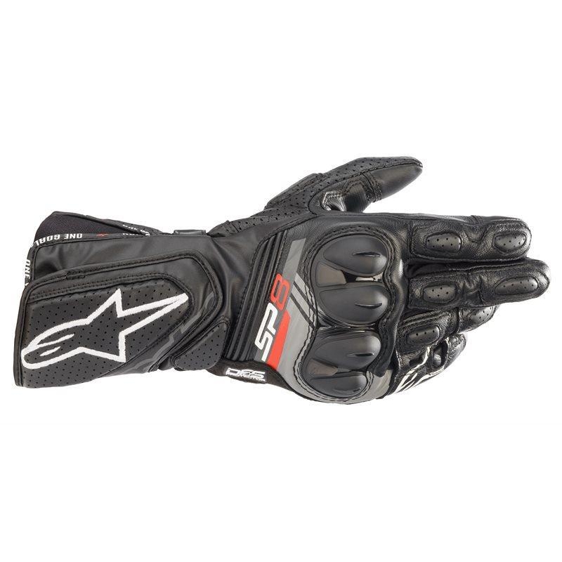 Guanti Alpinestars Sp-8 V3 in Pelle Nero