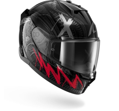 Casco Integrale Shark D-SKWAL 3 SHIEVER Nero Antracite Rosso