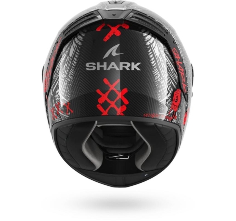 Casco Integrale Shark SPARTAN RS CARBON SHIEVER Carbonio Antracite Rosso