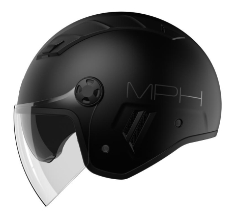 Casco Jet Mph AIRE Nero Opaco