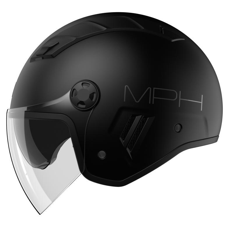 Casco Jet Mph AIRE Nero Opaco
