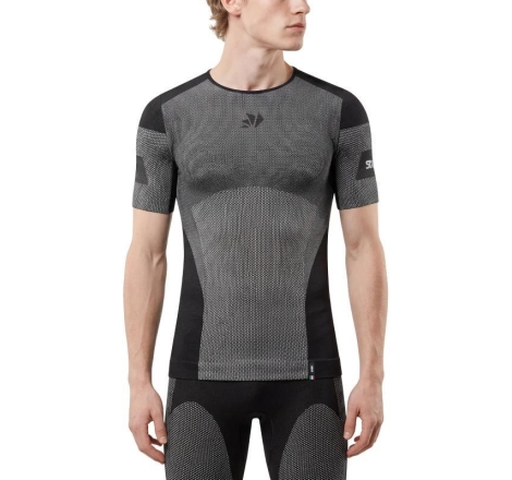 Maglia Maniche Corte Sixs TS1L V2 Nero Carbon