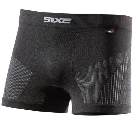 Boxer Intimo Sixs BOX-V2 4 Stagioni Nero Carbon